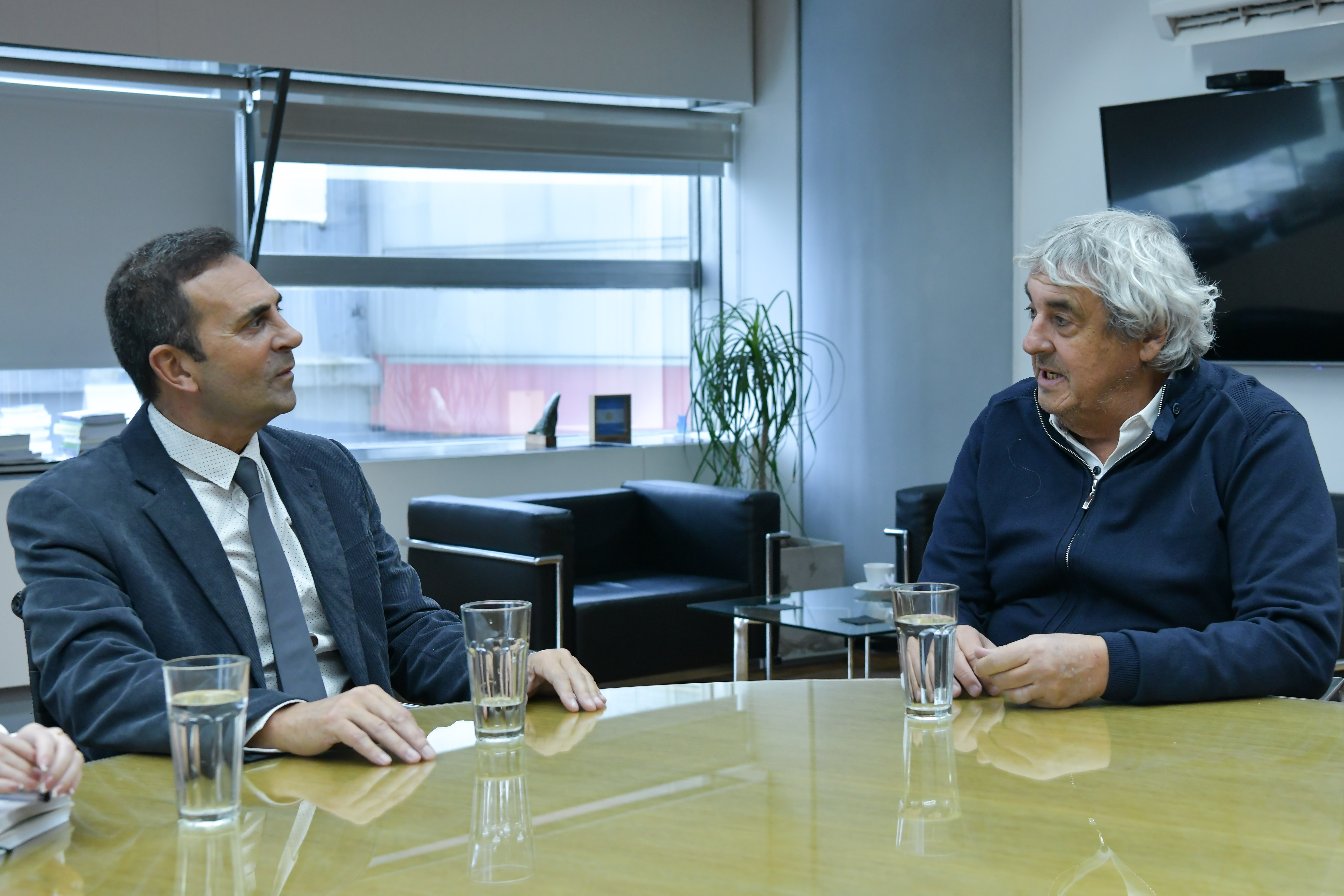 El Secretario de Trabajo, Dr. Julio Cordero, recibió al titular de UDA, Sergio Romero 